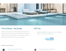 Tablet Screenshot of polletpoolgroup.com